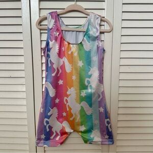 Gymnastics Leotard in Unicorn Aurora